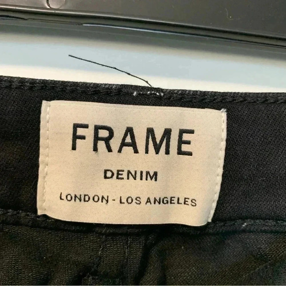 Frame  high low hem black jeans - Picture 4 of 5